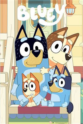 Bluey Line Up poster