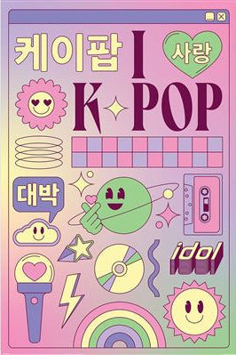 I Love K-Pop Icons poster