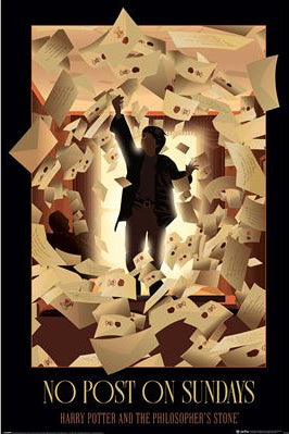 Harry Potter No Post On Sundays poster