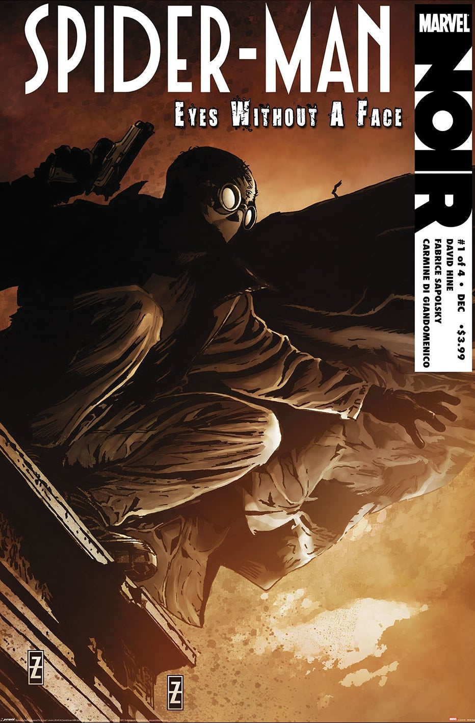 Spiderman (Spider Noir Comic Book Cover)