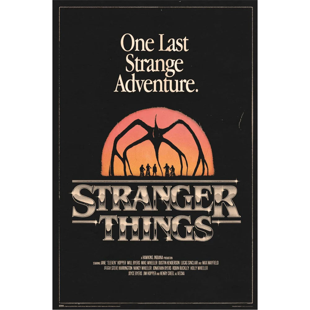Stranger Things 5 One Last Adventure poster