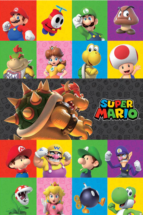 Super Mario (Character Grid)