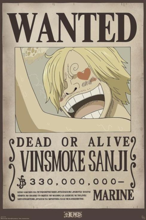 One Piece (Wanted Sanji Heart)