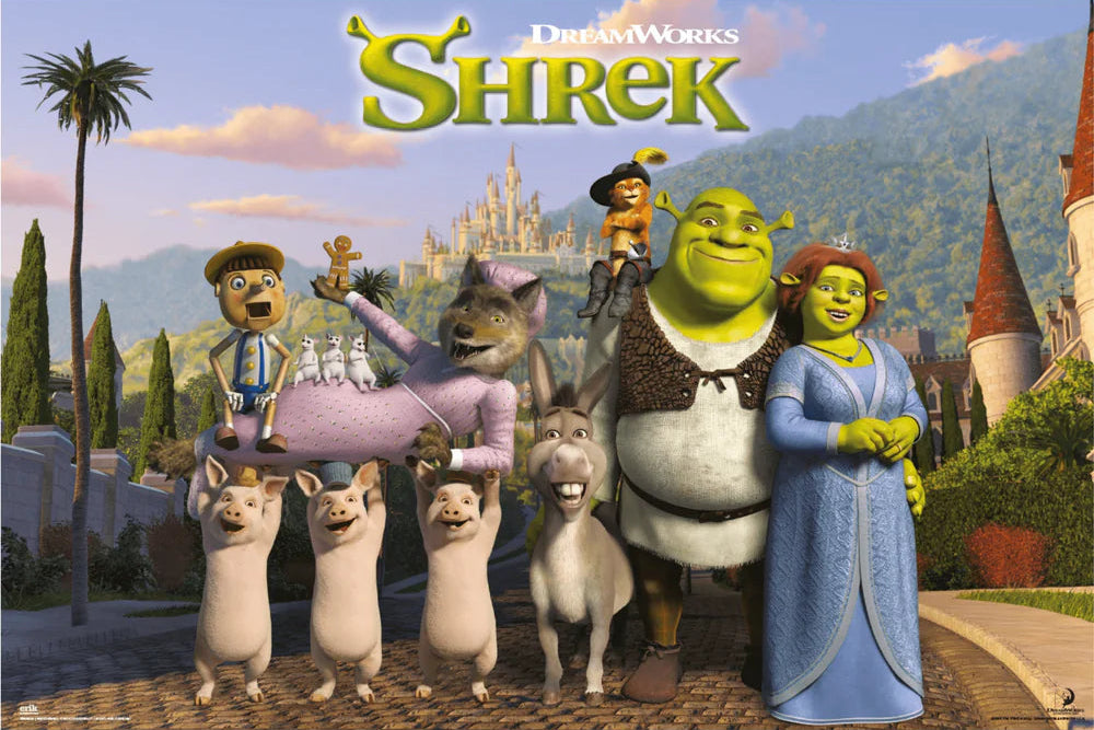 Shrek Cast poster