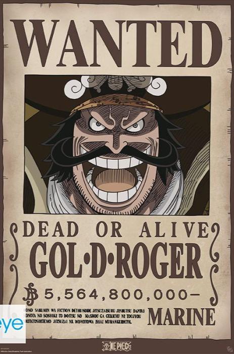 One Piece (Wanted Gol D. Roger)