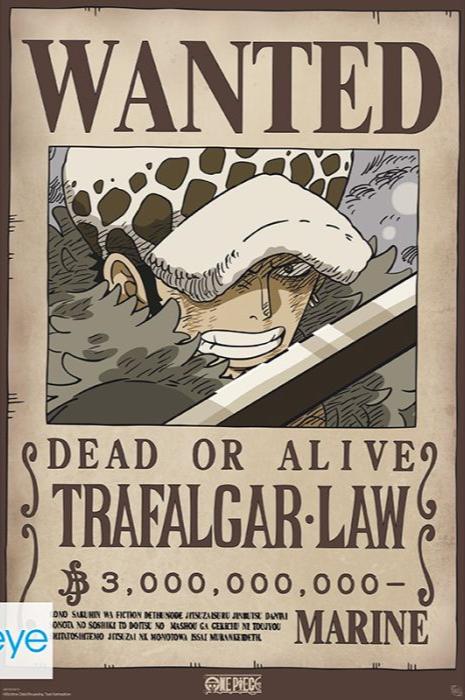 One Piece (Wanted Trafalgar Law)