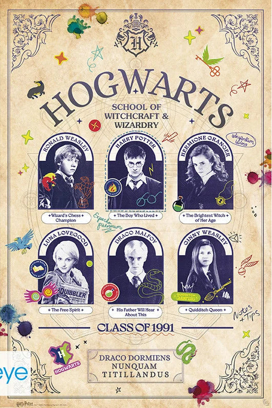 Harry Potter Student Yearbook Poster