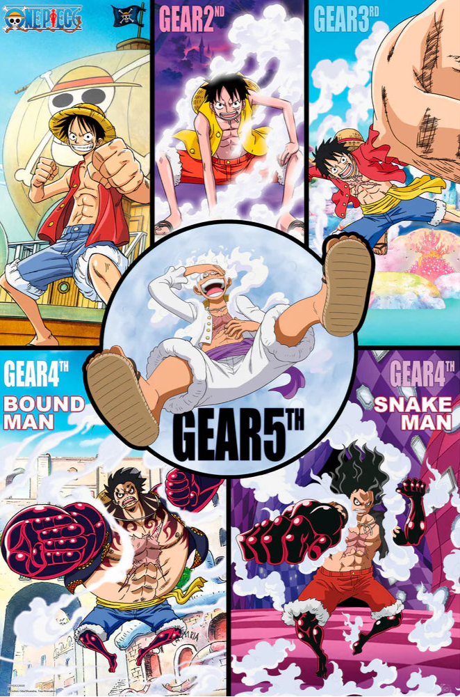One Piece Gears History Exclusive Poster