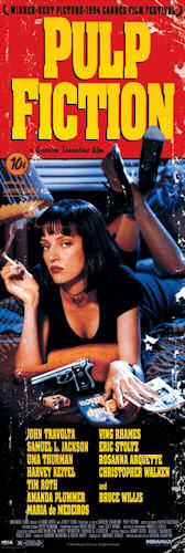 Pulp Fiction Door Poster