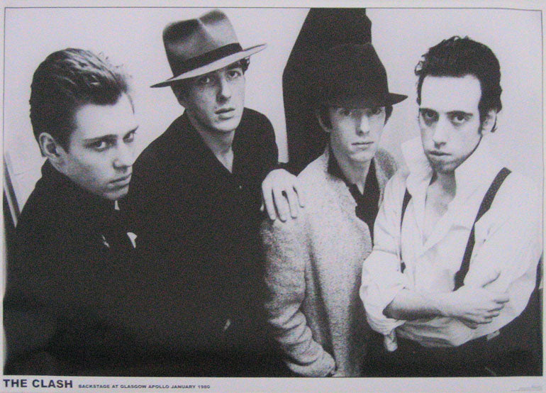 Clash Backstage Glasgow Poster