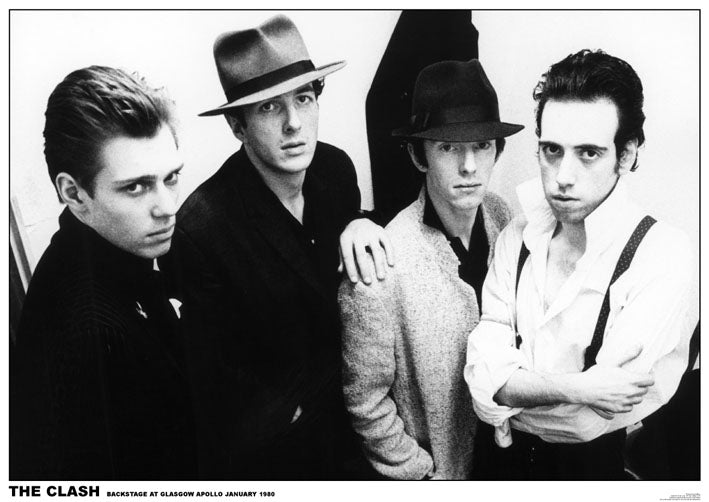 Clash Backstage Glasgow Poster