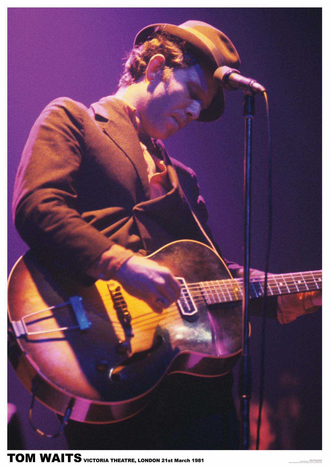 Tom Waits (London) Poster