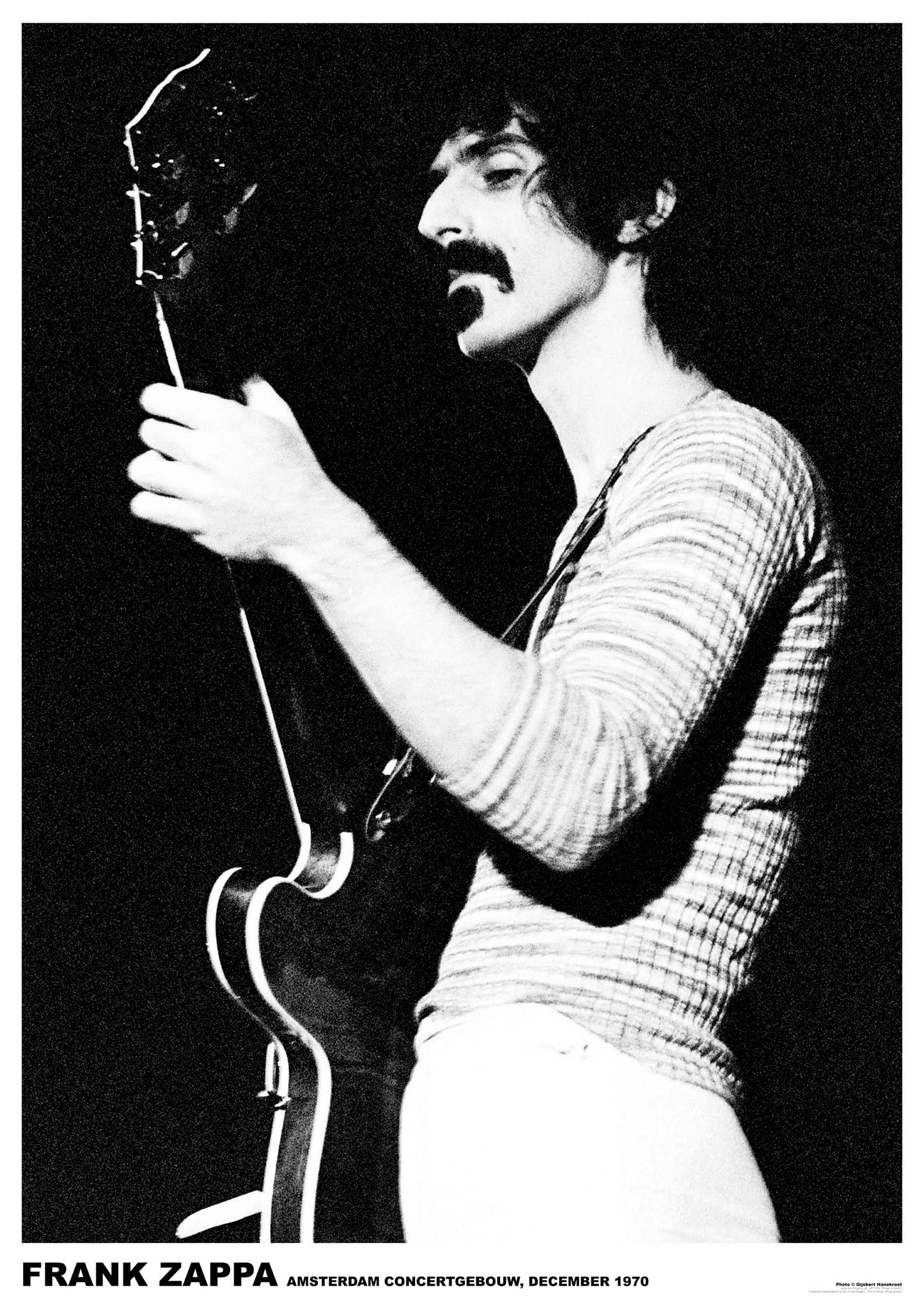 Frank Zappa (Amsterdam) Poster
