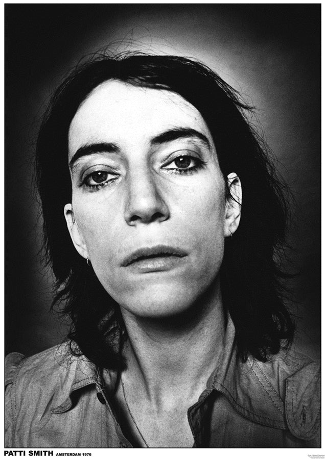 Patti Smith Amsterdam 1976 Poster