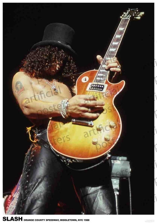 Guns 'N' Roses Slash (NYC) Poster