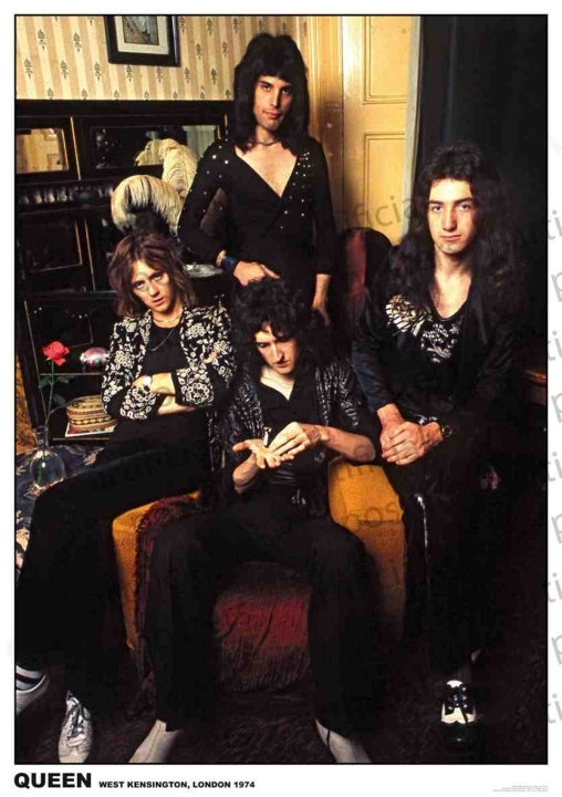 Queen (West Kensington 1974) Poster