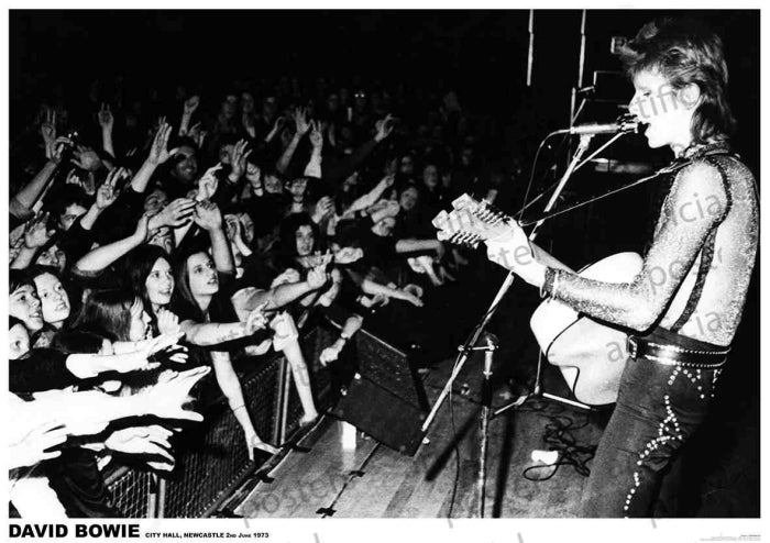 David Bowie (Newcastle 1972) Poster