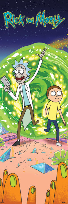 Rick and Morty (Portal) Door Poster
