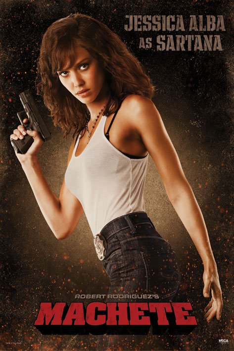 Machete Sartana / Jessica Alba Poster
