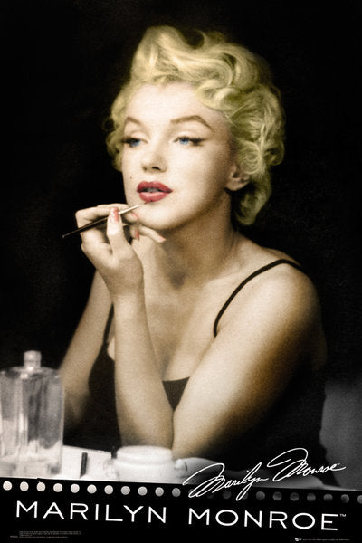 Marilyn Monroe (Lipstick) Poster