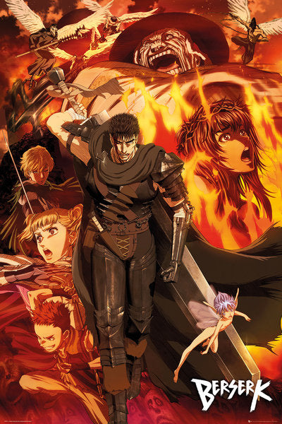 Manga Berserk (Collage) Poster