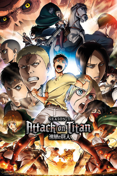 Attack On Titan (Season 2 Collage Key Art) Poster