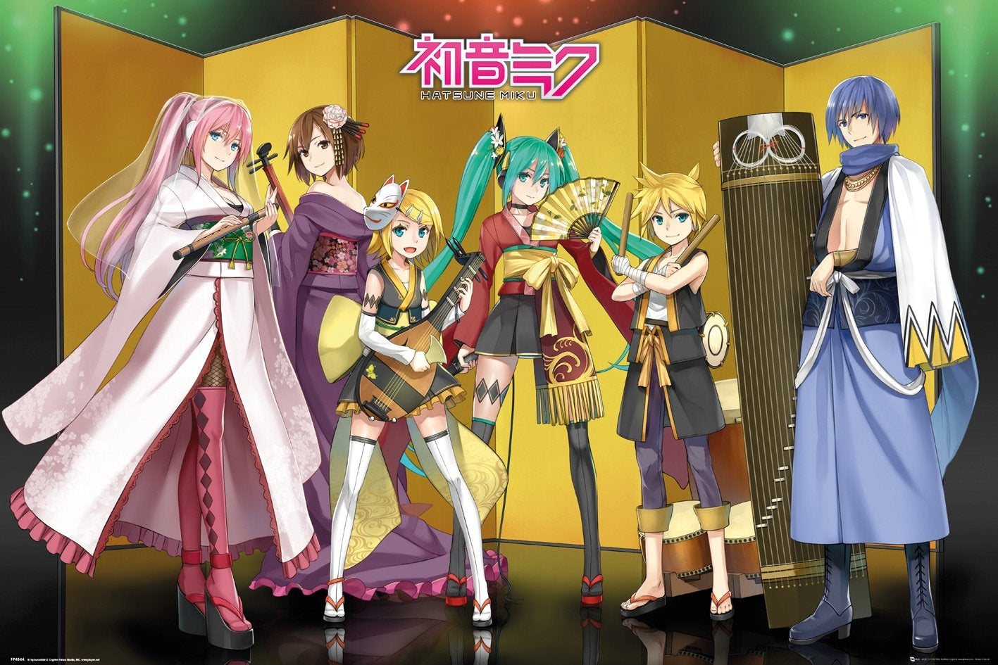 Hatsune Miku (Kuroshishi Unit) Poster