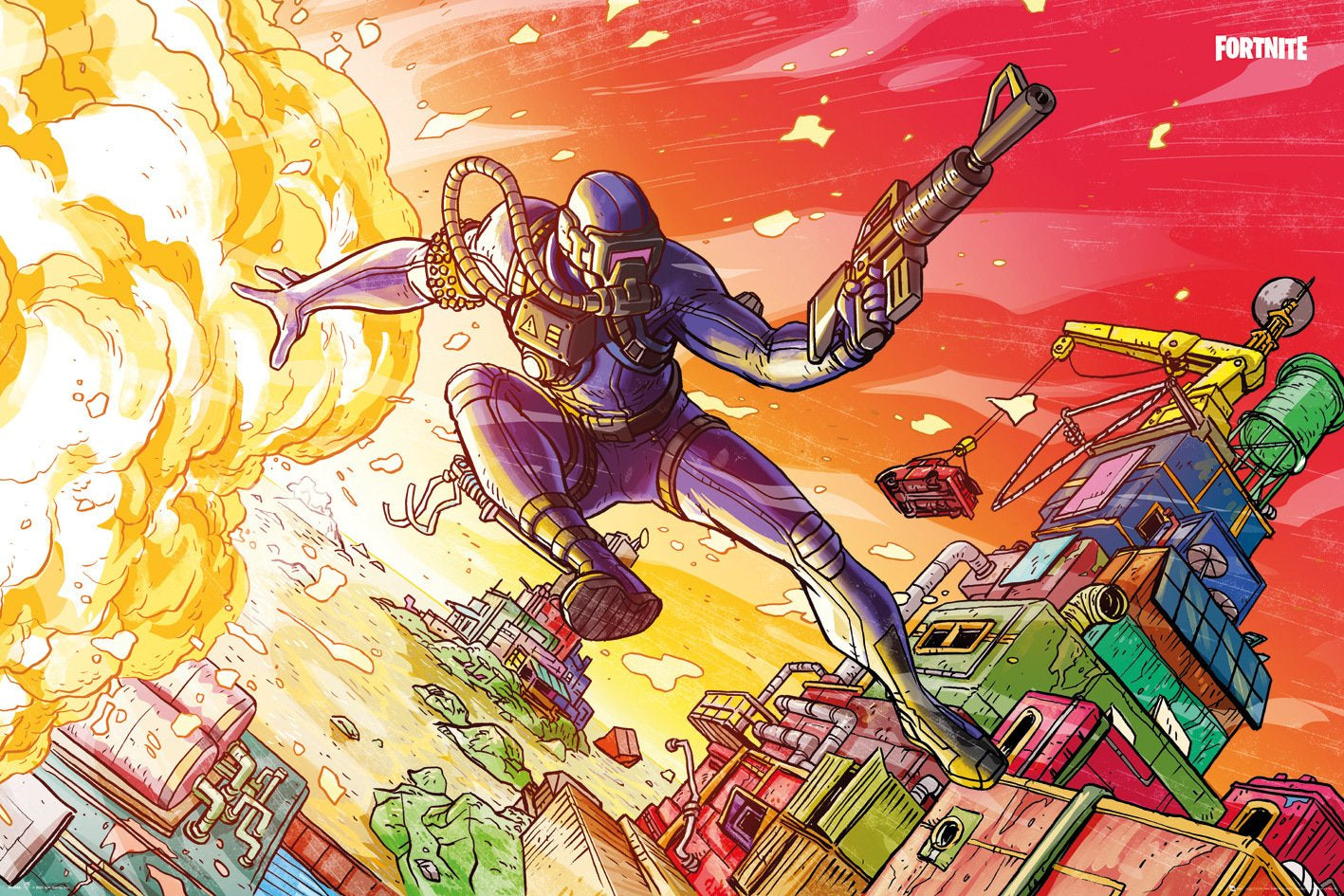 Fortnite (Scuba) Poster