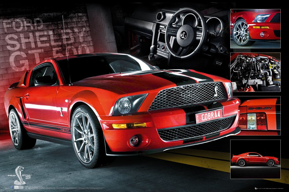 Shelby Mustang GT500 Poster