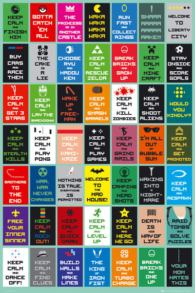 Keep Calm Gaming Poster