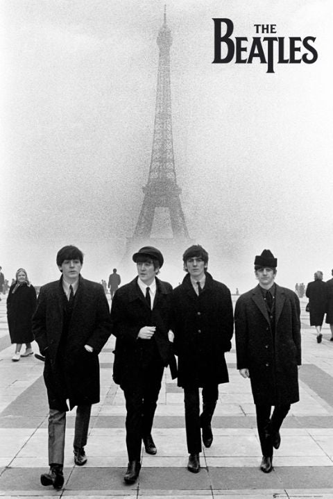 Beatles Paris Poster