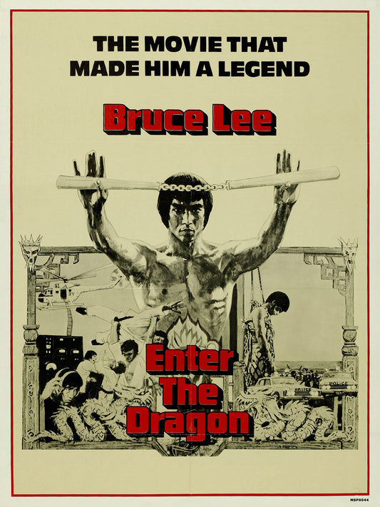 Bruce Lee Enter The Dragon Film Print
