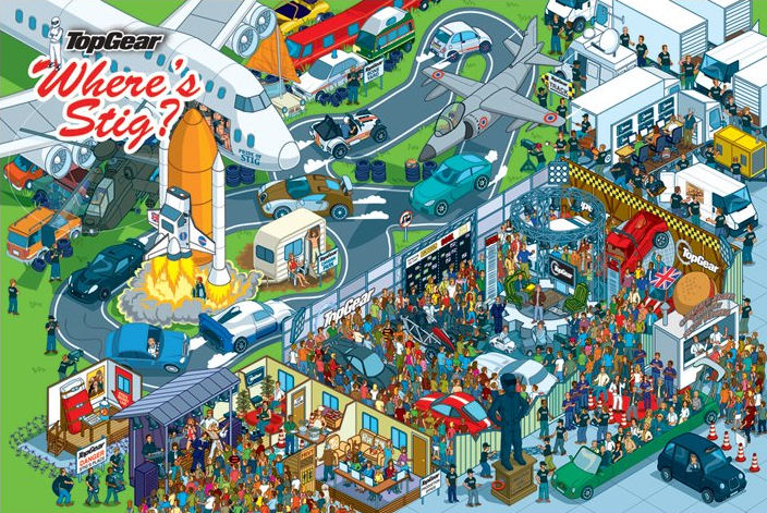 Top Gear Where's The Stig Poster