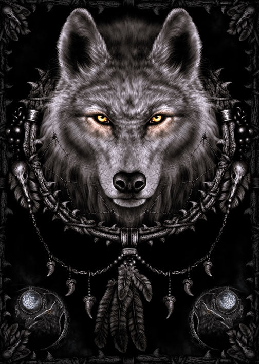 Wolf Dreams Poster By Spiral Design