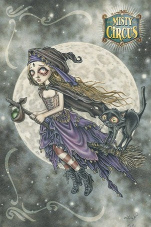 Victoria Frances Flight Of The Sorceress Poster