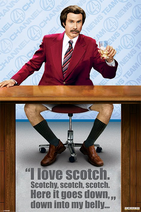 Anchorman (Scotch) Poster