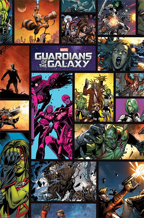 Guardians Of The Galaxy (Awesome Mix Vol 1) Poster