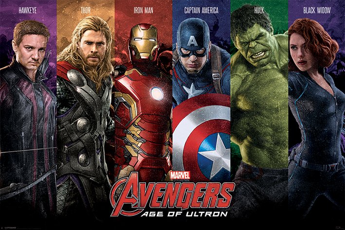 Avengers Age Of Ultron (Team) Poster