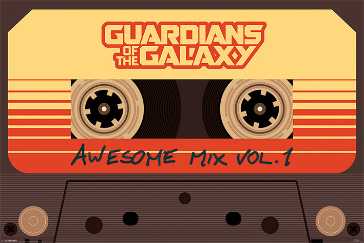 Guardians Of The Galaxy (Awesome Mix Vol 1) Poster