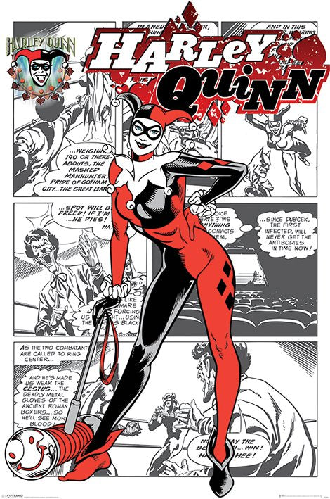 Poster Ufficiale DC Comics BATMAN: Harley Quinn, 61x91.5 Cm, Licenza Pyramid International