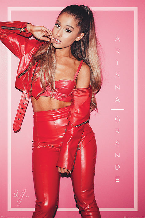 Ariana Grande (Red) Poster