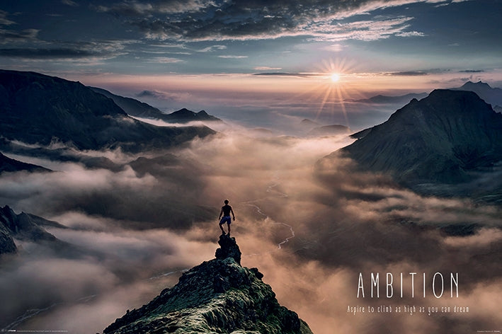 Ambition Motivational Poster
