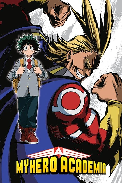 My Hero Acadamia (All Might Flex) Poster