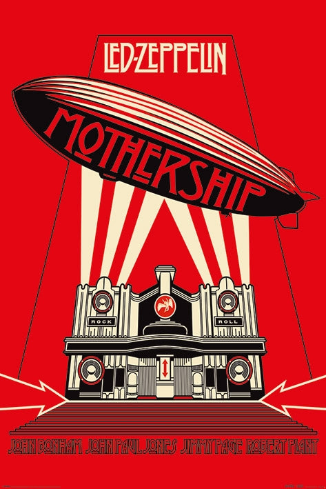 Led Zeppelin Mothership Poster