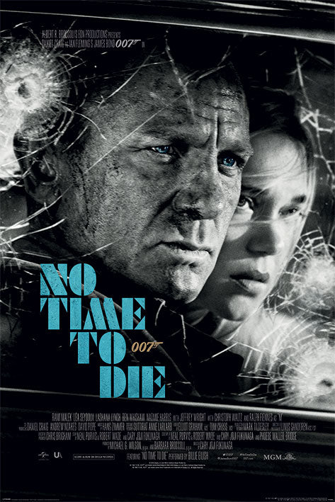 James Bond No Time To Die (Noir) Poster