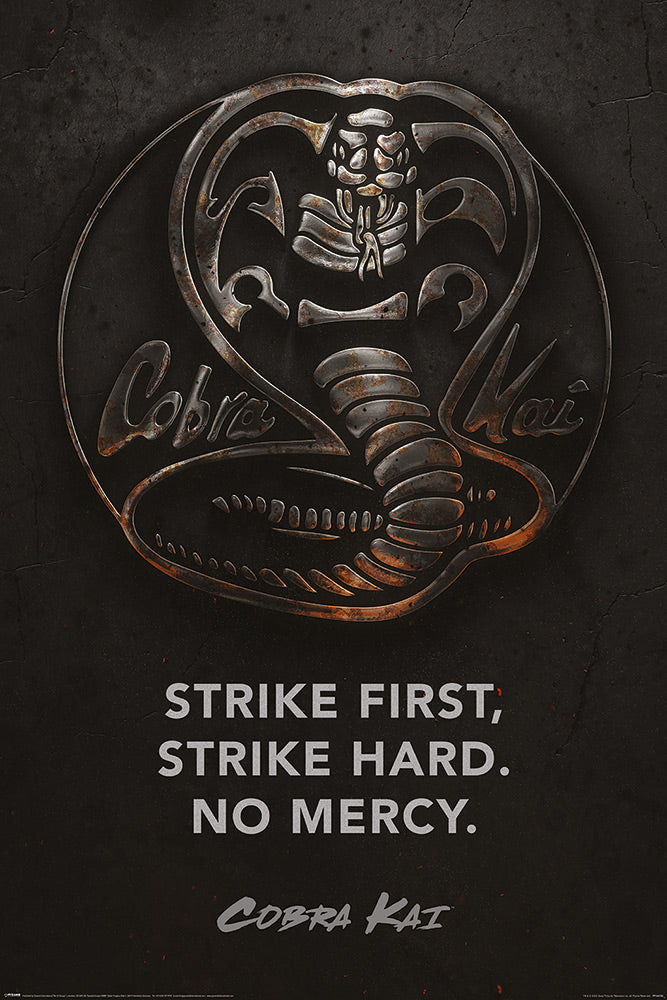 Cobra Kai (Metal Emblem) Poster