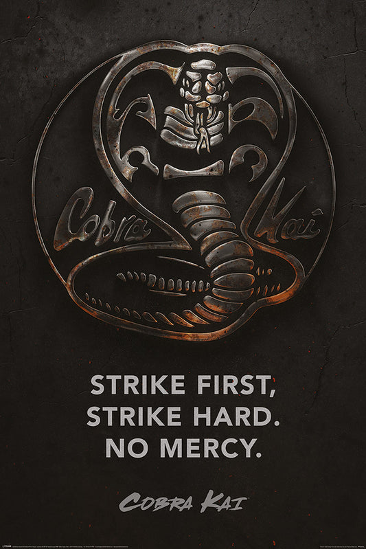 Cobra Kai (Metal Emblem) Poster