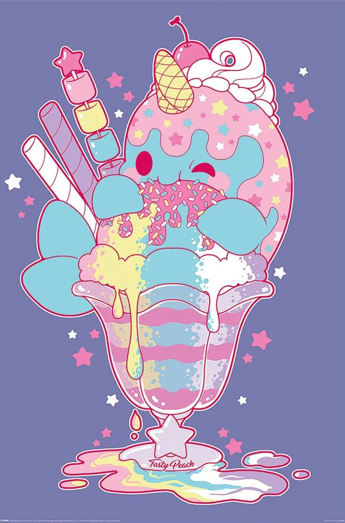 Tasty Peach (Nomwhal) Poster