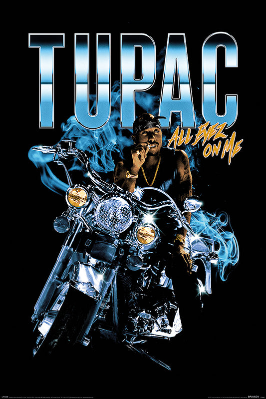 2Pac (All Eyez Motorcycle) Poster