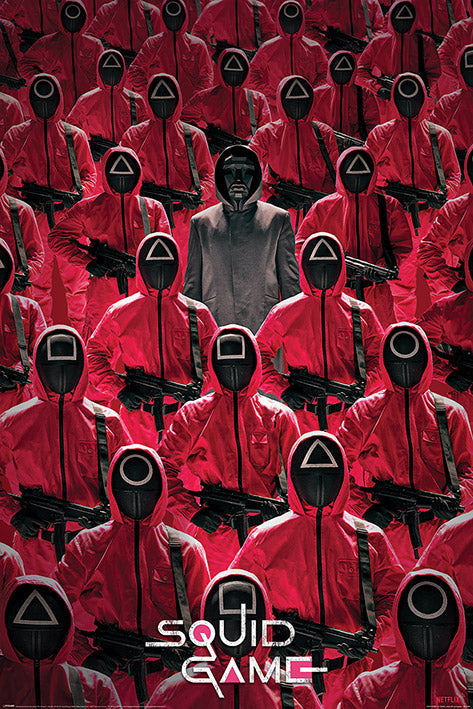 Squid Game (Crowd) Poster